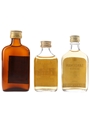 Glenafton, Harts & Sandeman Bottled 1970s 3 x 4.7cl-5cl / 40%