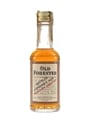 Old Forester 100 Proof Bottled In Bond Made 1963, Bottled 1968 - Western Airlines 4.7cl / 50%