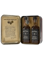 Jack Daniel's Old No 7 Gift Tin Bottled 1980s 2 x 5cl / 45%