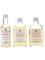 Dewar's White Label Bottled 1970s & 1980s 3 x 5cl / 40%