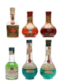 Cusenier Liqueurs Bottled 1950s & 1960s 6 x 5cl