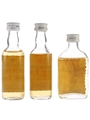 Dewar's White Label Bottled 1970s & 1980s 3 x 4cl-5cl