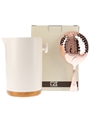 Maker's Mark Ceramic Water Jug & Copper Cocktail Strainer Set  Medium