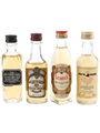 Antiquary, Chivas Regal, Grant's & Pig's Nose Bottled 1970s & 1980s 4 x 5cl / 40%