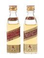 Johnnie Walker Red Label Bottled 1980s 2 x 5cl / 40%