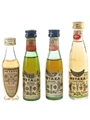 Metaxa 5 Star & Gold Label Bottled 1970s-1980s 4 x 2.8cl-5cl / 40%