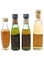 Metaxa 5 Star & Gold Label Bottled 1970s-1980s 4 x 2.8cl-5cl / 40%