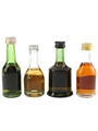 Assorted Cognac Bottled 1960s-1970s 4 x 3cl-5cl / 40%