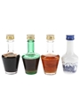 De Kuyper Liqueurs Cherry Brandy, Peach Brandy & Nassau Orange Liqueur 4 x 3cl-3.5cl