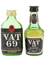 Vat 69 & Reserve Bottled 1970s & 1980s 2 x 5cl / 40%