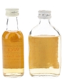 Dewar's White Label Bottled 1970s & 1980s 2 x 5cl