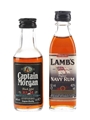 Captain Morgan & Lamb's Bottled 1980s 2 x 5cl / 40%