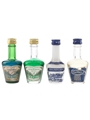 De Kuyper Liqueurs Bottled 1970s-1980s 4 x 3.5cl