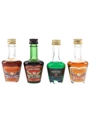 De Kuyper Liqueurs Bottled 1970s 4 x 3.5cl
