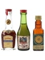 Assorted French Liqueurs Bottled 1960s-1970s 3 x 2.8cl-3cl