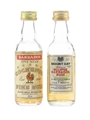 Cockspur Five Star & Mount Gay Eclipse Bottled 1980s 2 x 5cl / 40%