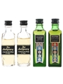 Antiquary & Passport Scotch Bottled 1970s 4 x 5cl