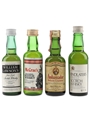 William Lawson's, McCrae's, Ambassador, Findlater's Bottled 1960s-1980s 4 x 4cl-5cl