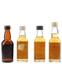 Acredyke's No.10, Gold Label, House Of Commons & Pig's Nose Bottled 1970s-1980s 4 x 4cl-5cl