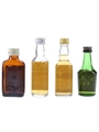 Ballantine's, Dewar's, The Real Mackenzie & Vat 69 Bottled 1980s 4 x 5cl