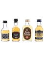 Burberrys, Glenfoyle, King's Ransom & Langs Select  4 x 4cl-5cl