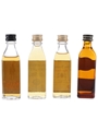 Glen Guard, John Brown, Johnny Wright & Label 5 Bottled 1980s 4 x 5cl / 40%