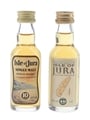 Isle Of Jura 10 Year Old Bottled 1980s & 1990s 2 x 3cl / 40%