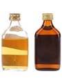 Johnnie Walker Red Label & King George IV Bottled 1960s 2 x 4.7cl-5cl