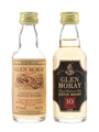 Glen Moray Bottled 1970s & 1980s 2 x 5cl / 40%