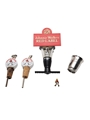 Assorted Johnnie Walker Memorabilia Bar Optic, Cup, Pin Badge & Pourer 