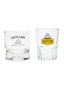Cutty Sark Scotch Whisky Tumblers  8cm & 9cm