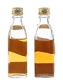 Johnnie Walker Black & Red Label Bottled 1980s 4.7cl & 5cl