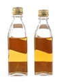 Johnnie Walker Black & Red Label Bottled 1970s & 1980s 2 x 5cl / 40%