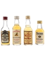 Chivas Regal, Famous Grouse, Morton & Teacher's Bottled 1970s 4 x 5cl