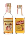 Ancient Age & Early Times Bottled 1970s-1980s 2 x 4.7cl-5cl