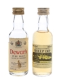 Dewar's 12 Year Old & Sheep Dip 8 Year Old Bottled 1980s 2 x 5cl