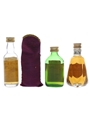 Lover's Potion, Pinwinnie & President Bottled 1980s 3 x 5cl