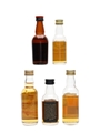 Assorted Blended Whisky Acredyke's, Bell's, Harrods, Teacher's & Union Park 5 x 3cl-5cl / 40%