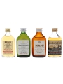 Bell's, Black & White, Haig & Inverlochy Castle Bottled 1970s 4 x 4.6cl-5cl
