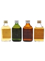 Bell's, Black & White, Haig & Inverlochy Castle Bottled 1970s 4 x 4.6cl-5cl