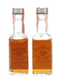 Jim Beam Bottled 1970s-1980s 2 x 4.7cl-5cl / 40%