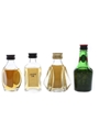 Assorted Blended Whisky Dimple, Edinburgh Castle, Something Special & Vat 69 4 x 5cl
