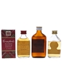 Crawford's 3 Star, Haig Gold Label & Long John Bottled 1970s 3 x 4.7cl-5cl / 40%