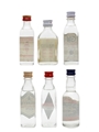 Beefeater, Booth's, Coates, Gilbey's And G&J Bottled 1970s-1980s 6 x 4.7cl-5cl