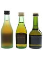 KWV, Sandeman & Three Barrels Brandy  3 x 5cl
