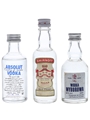 Absolut, Smirnoff & Wyborowa Vodka  3 x 5cl