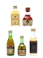 Assorted Brandy  5 x 5cl