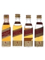 Johnnie Walker Red Label Bottled 1960s 4 x 4cl-5cl