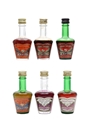 De Kuyper Liqueurs Bottled 1970s 6 x 3.5cl
