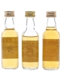 George Strachan Auld Curlers, Gael Lonac & Kindrochit Castle Bottled 1980s 3 x 5cl / 40%